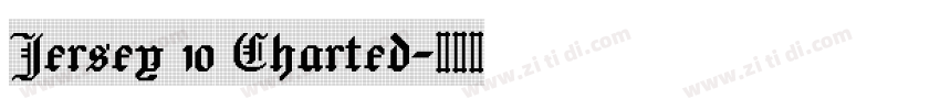 Jersey 10 Charted字体转换